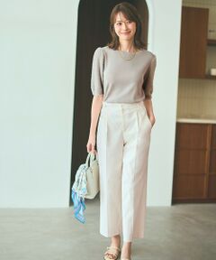 S size ONWARD(小さいサイズ) / エスサイズオンワード その他パンツ | 【ストレッチ・接触冷感・撥水・UVカット・洗える】エアリーストレッチ ワイドパンツ