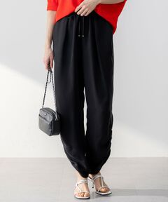 S size ONWARD(小さいサイズ) / エスサイズオンワード その他パンツ | 【接触冷感/洗える】フィブリルツイル シャーリング パンツ