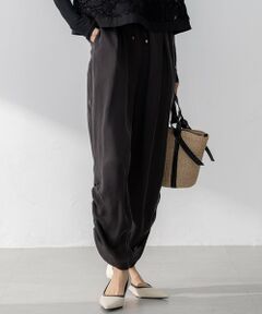 S size ONWARD(小さいサイズ) / エスサイズオンワード その他パンツ | 【接触冷感/洗える】フィブリルツイル シャーリング パンツ