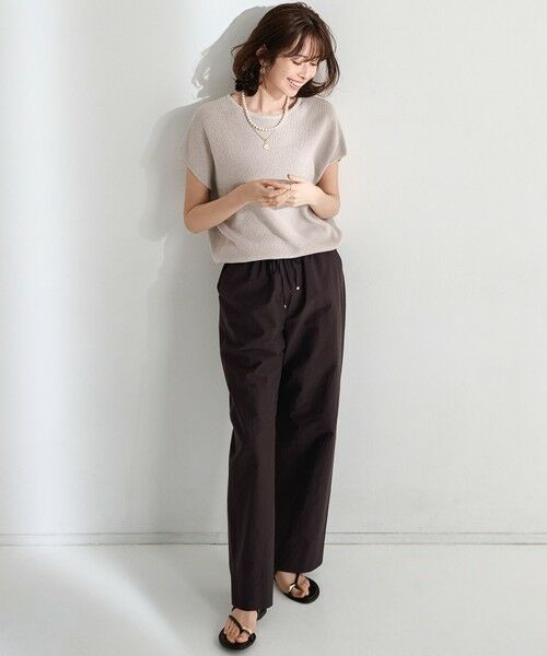 S size ONWARD(小さいサイズ) / エスサイズオンワード その他パンツ | MANTECO ブライトワッシャー ワイド パンツ | 詳細6