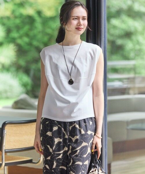 S size ONWARD(小さいサイズ) / エスサイズオンワード その他パンツ | 【洗える】Ratti フラワーアートプリント ワイド パンツ | 詳細2