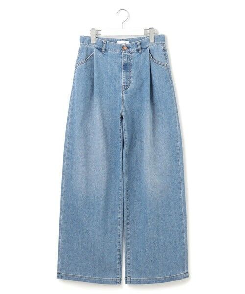 S size ONWARD(小さいサイズ) / エスサイズオンワード デニムパンツ | 【Oggi6月号掲載/接触冷感】23区DENIM サマー タック ワイド パンツ | 詳細13