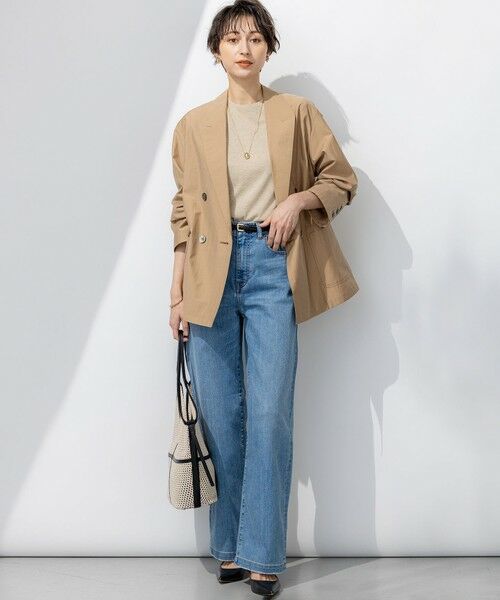 S size ONWARD(小さいサイズ) / エスサイズオンワード デニムパンツ | 【接触冷感】23区DENIM サマー ストレート ワイド パンツ | 詳細8