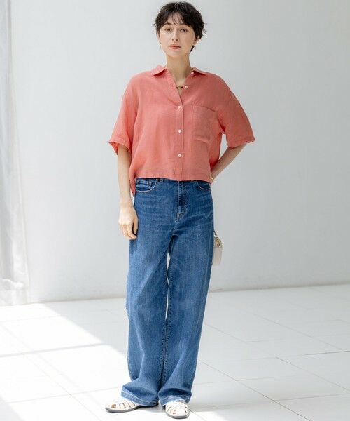 セール】 23区DENIM ワイドストレート パンツ （デニムパンツ