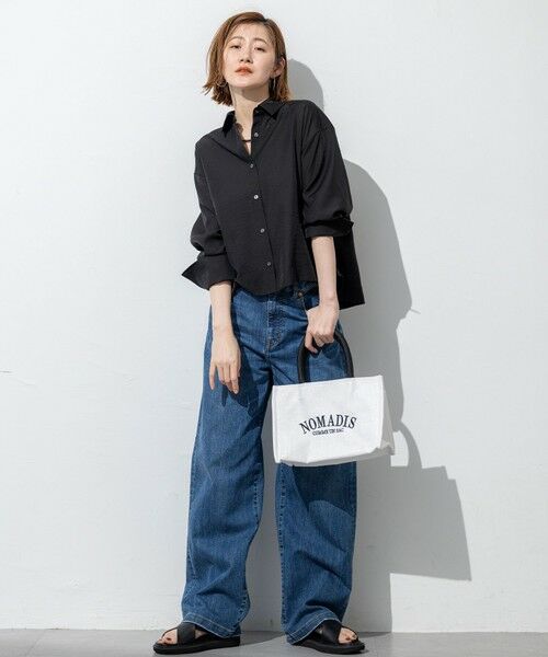 S size ONWARD(小さいサイズ) / エスサイズオンワード デニムパンツ | 【接触冷感】23区DENIM サマー ストレート ワイド パンツ | 詳細29