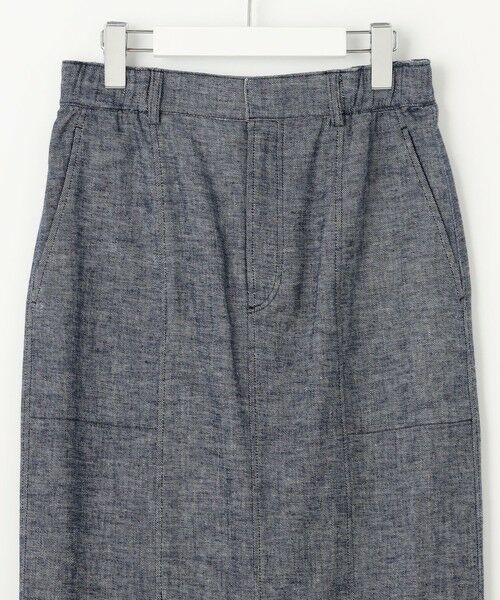 S size ONWARD(小さいサイズ) / エスサイズオンワード ミニ・ひざ丈スカート | 【洗える】コットンリネンシャンブレー スカート | 詳細17