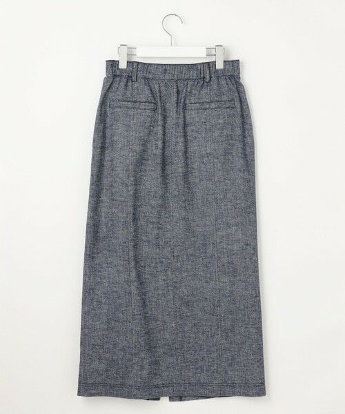 S size ONWARD(小さいサイズ) / エスサイズオンワード ミニ・ひざ丈スカート | 【洗える】コットンリネンシャンブレー スカート | 詳細21