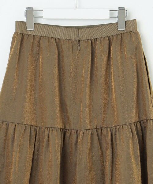 S size ONWARD(小さいサイズ) / エスサイズオンワード ミニ・ひざ丈スカート | 【洗える】ブライトシアーシャンブレー スカート | 詳細10