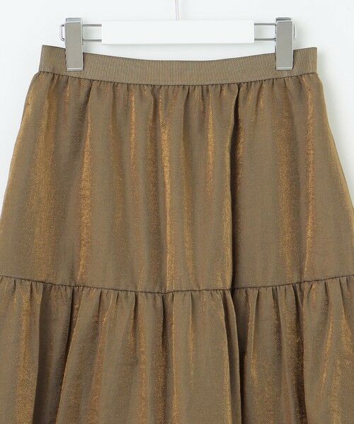 S size ONWARD(小さいサイズ) / エスサイズオンワード ミニ・ひざ丈スカート | 【洗える】ブライトシアーシャンブレー スカート | 詳細9