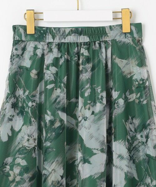 S size ONWARD(小さいサイズ) / エスサイズオンワード ミニ・ひざ丈スカート | 【WEB・一部店舗限定】ハッチングフラワープリント スカート | 詳細22