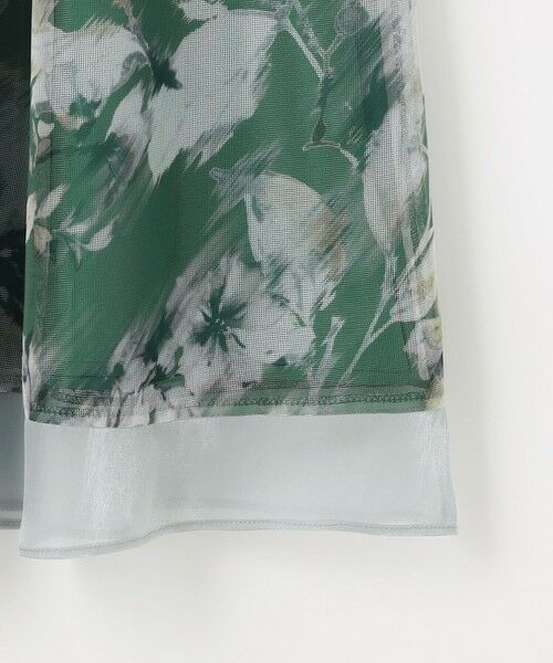 S size ONWARD(小さいサイズ) / エスサイズオンワード ミニ・ひざ丈スカート | 【WEB・一部店舗限定】ハッチングフラワープリント スカート | 詳細24