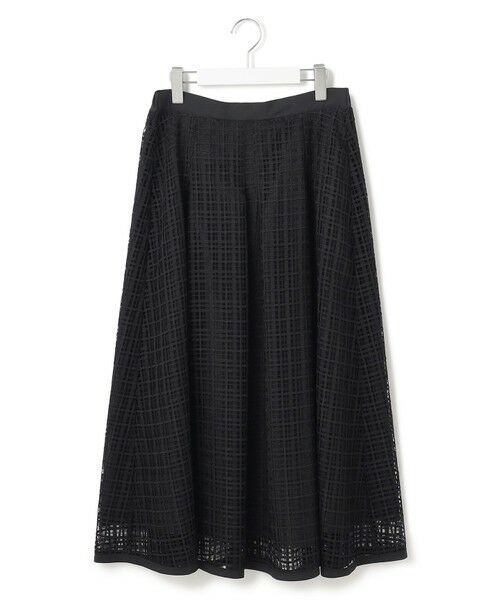 S size ONWARD(小さいサイズ) / エスサイズオンワード ミニ・ひざ丈スカート | 【洗える】Broche チェックレース スカート | 詳細6