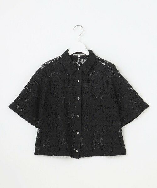 S size ONWARD(小さいサイズ) / エスサイズオンワード シャツ・ブラウス | 【SLOW/一部店舗限定】好評につき追加生産！モチーフレース シャツ | 詳細10