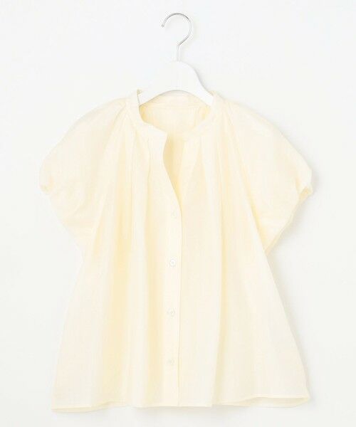 S size ONWARD(小さいサイズ) / エスサイズオンワード シャツ・ブラウス | 【SLOW/一部店舗限定】ブライトヴィンテージクロス タック ブラウス | 詳細1