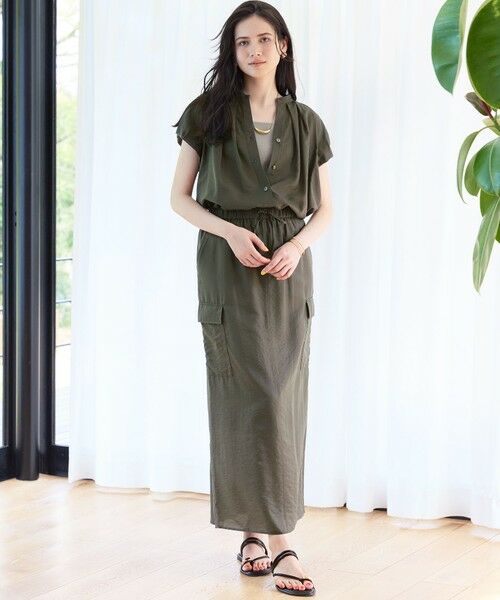 S size ONWARD(小さいサイズ) / エスサイズオンワード シャツ・ブラウス | 【SLOW/一部店舗限定】ブライトヴィンテージクロス タック ブラウス | 詳細8