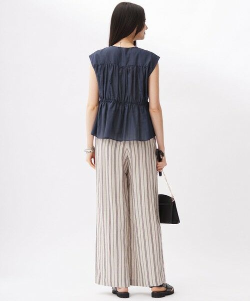 S size ONWARD(小さいサイズ) / エスサイズオンワード シャツ・ブラウス | 【カタログ掲載・洗える】シルクコットンローンフレンチスリーブ ブラウス | 詳細13