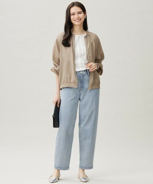 S size ONWARD(小さいサイズ) / エスサイズオンワード シャツ・ブラウス | 【接触冷感・洗える】エンブロイダリーローン Tブラウス | 詳細2