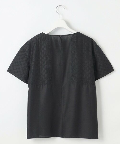 S size ONWARD(小さいサイズ) / エスサイズオンワード シャツ・ブラウス | 【接触冷感・洗える】エンブロイダリーローン Tブラウス | 詳細17