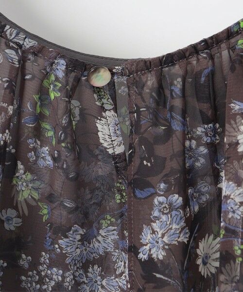 S size ONWARD(小さいサイズ) / エスサイズオンワード シャツ・ブラウス | 【セットアップ対応・洗える】ボタニカルフラワープリント ブラウス | 詳細12