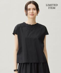 S size ONWARD(小さいサイズ) / エスサイズオンワード シャツ・ブラウス | 【WEB限定・接触冷感・洗える】エンブロイダリーローンプルオーバー ブラウス