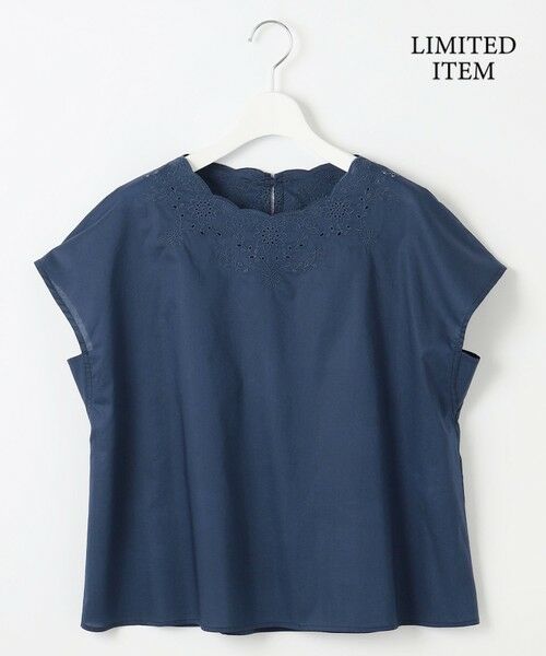 S size ONWARD(小さいサイズ) / エスサイズオンワード シャツ・ブラウス | 【WEB限定・接触冷感・洗える】エンブロイダリーローンプルオーバー ブラウス | 詳細10