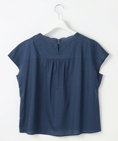 S size ONWARD(小さいサイズ) / エスサイズオンワード シャツ・ブラウス | 【WEB限定・接触冷感・洗える】エンブロイダリーローンプルオーバー ブラウス | 詳細14