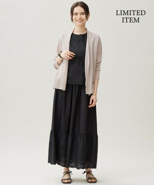 S size ONWARD(小さいサイズ) / エスサイズオンワード シャツ・ブラウス | 【WEB限定・接触冷感・洗える】エンブロイダリーローンプルオーバー ブラウス | 詳細18