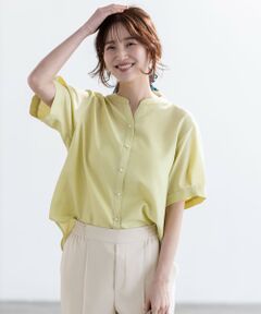 S size ONWARD(小さいサイズ) / エスサイズオンワード シャツ・ブラウス | 【接触冷感・UVカット・速乾】スムージーポリエステル 2WAY ブラウス