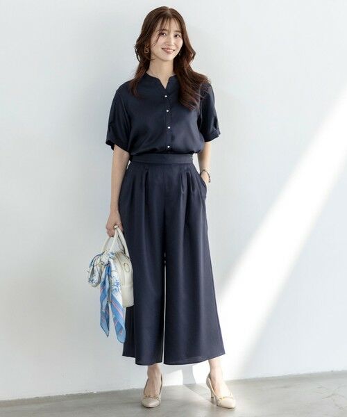 S size ONWARD(小さいサイズ) / エスサイズオンワード シャツ・ブラウス | 【接触冷感・UVカット・速乾】スムージーポリエステル 2WAY ブラウス | 詳細18