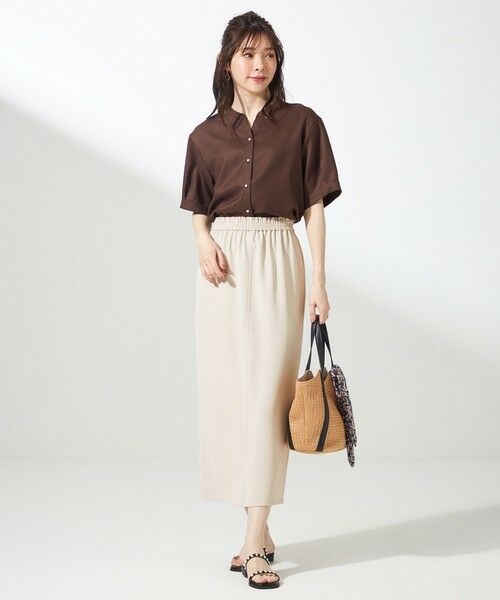 S size ONWARD(小さいサイズ) / エスサイズオンワード シャツ・ブラウス | 【接触冷感・UVカット・速乾】スムージーポリエステル 2WAY ブラウス | 詳細20