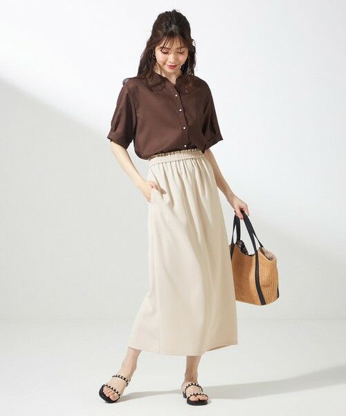 S size ONWARD(小さいサイズ) / エスサイズオンワード シャツ・ブラウス | 【接触冷感・UVカット・速乾】スムージーポリエステル 2WAY ブラウス | 詳細21