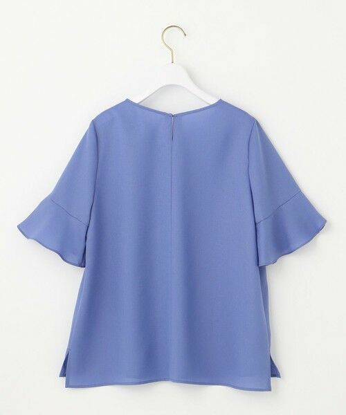 S size ONWARD(小さいサイズ) / エスサイズオンワード シャツ・ブラウス | 【接触冷感・UVカット・速乾】スムージーポリエステル フレアスリーブ ブラウス | 詳細7