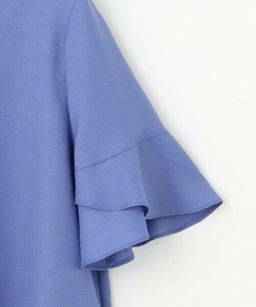 S size ONWARD(小さいサイズ) / エスサイズオンワード シャツ・ブラウス | 【接触冷感・UVカット・速乾】スムージーポリエステル フレアスリーブ ブラウス | 詳細10