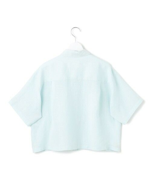 S size ONWARD(小さいサイズ) / エスサイズオンワード シャツ・ブラウス | 【Oggi7月号掲載/洗える】LIBECOリネン クロップド デザイン シャツ | 詳細15