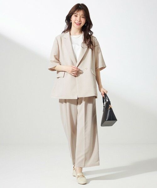 S size ONWARD(小さいサイズ) / エスサイズオンワード テーラードジャケット | 【接触冷感・速乾・UVカット・洗える】スイートクール ジャケット | 詳細5