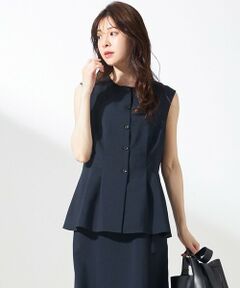 S size ONWARD(小さいサイズ) / エスサイズオンワード ベスト | 【WEB・一部店舗限定】スイートクール ジレブラウス