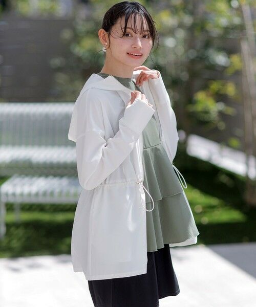 S size ONWARD(小さいサイズ) / エスサイズオンワード パーカー | 【撥水・UVカット・洗える】ラッシュガードシリーズ パーカー | 詳細5