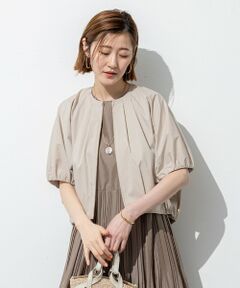 S size ONWARD(小さいサイズ) / エスサイズオンワード ブルゾン | 【撥水性/接触冷感】ストレッチライトタイプライター コンパクトブルゾン