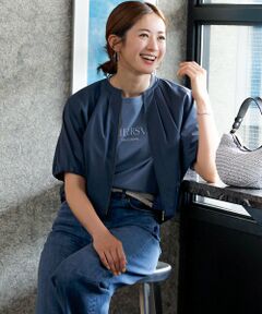 S size ONWARD(小さいサイズ) / エスサイズオンワード ブルゾン | 【撥水性/接触冷感】ストレッチライトタイプライター コンパクトブルゾン