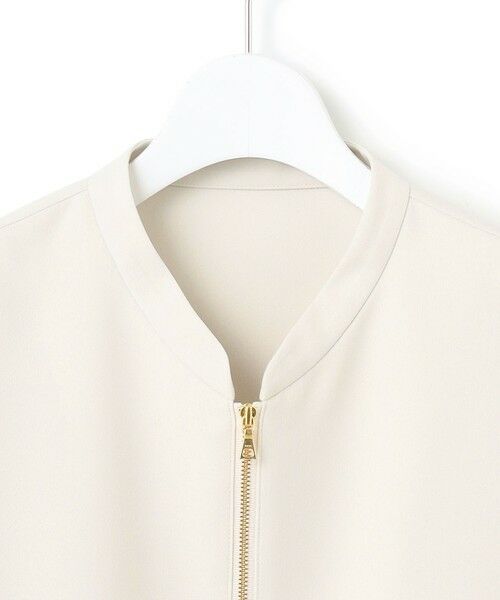 S size ONWARD(小さいサイズ) / エスサイズオンワード ブルゾン | 【一部店舗限定/吸水速乾/UVカット/接触冷感】ストレッチジョーゼット フレンチスリーブ ブルゾン | 詳細9