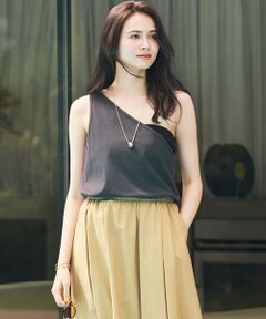 S size ONWARD(小さいサイズ) / エスサイズオンワード カットソー | 【SLOW/一部店舗限定】ライトツイストコットン レイヤード タンクトップ