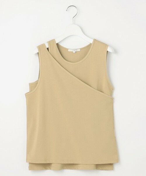 S size ONWARD(小さいサイズ) / エスサイズオンワード カットソー | 【SLOW/一部店舗限定】ライトツイストコットン レイヤード タンクトップ | 詳細19