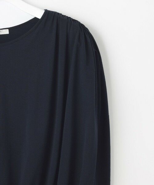 S size ONWARD(小さいサイズ) / エスサイズオンワード カットソー | 【SLOW/一部店舗限定】ファインゲージ ギャザー Tシャツ | 詳細8