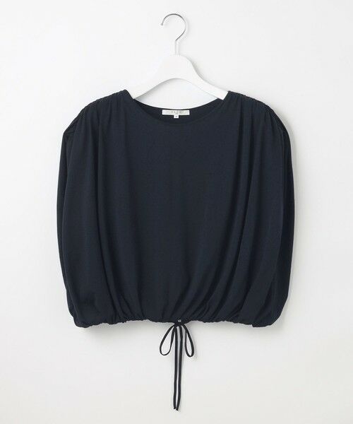 S size ONWARD(小さいサイズ) / エスサイズオンワード カットソー | 【SLOW/一部店舗限定】ファインゲージ ギャザー Tシャツ | 詳細6