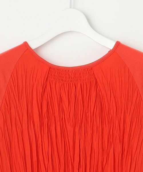 S size ONWARD(小さいサイズ) / エスサイズオンワード カットソー | 【洗える】ジョーゼットプリーツコンビ カットソー | 詳細7