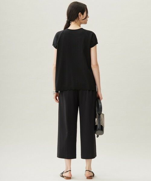 S size ONWARD(小さいサイズ) / エスサイズオンワード カットソー | 【洗える】ジョーゼットプリーツコンビ カットソー | 詳細13