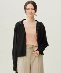 S size ONWARD(小さいサイズ) / エスサイズオンワード パーカー | 【接触冷感・UVケア・洗える】ファンクショナルジップアップ パーカー