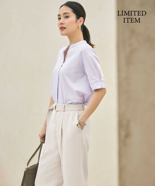 S size ONWARD(小さいサイズ) / エスサイズオンワード カットソー | 【WEB限定・洗える】サッカージャージー カットソー | 詳細7