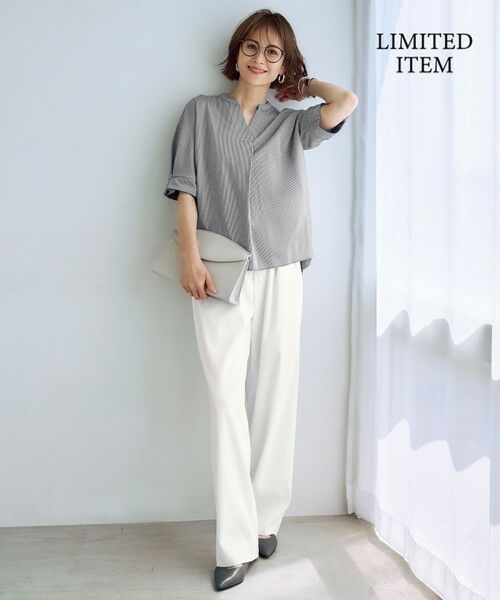 S size ONWARD(小さいサイズ) / エスサイズオンワード カットソー | 【WEB限定・洗える】サッカージャージー カットソー | 詳細14