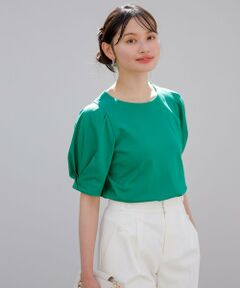 S size ONWARD(小さいサイズ) / エスサイズオンワード カットソー | 【撥水・汗ジミ防止・UVケア・洗える】スーピマスムース 袖タック Tシャツ